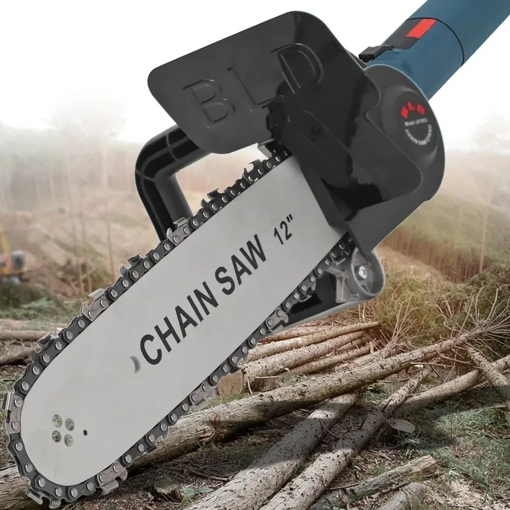 12 inch chainsaw guide bar and chain for angle grinder attachment