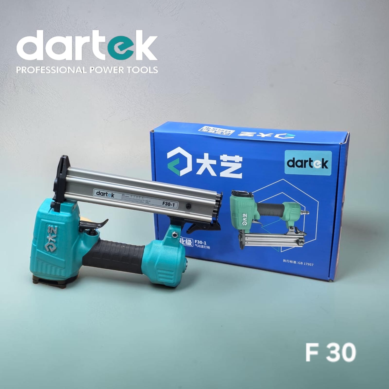 Dartek F30 pneumatic air nail gun for woodworking